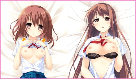 この大空に、翼をひろげて 姫城ほたる＆望月天音 抱き枕カバー